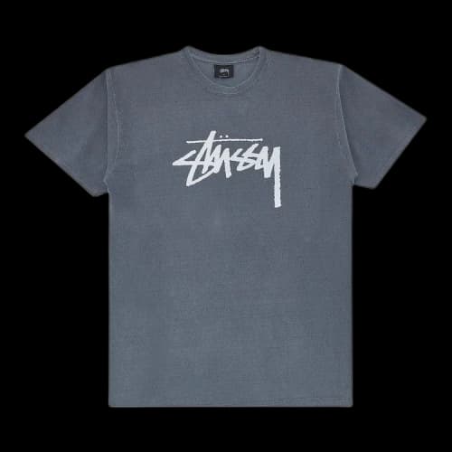Stussy Stock Pigment Dyed Tee 'Black'