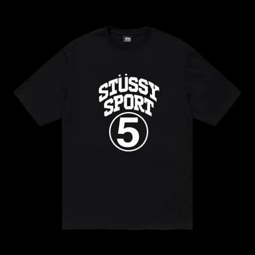 Stussy 5 Sport Tee 'Black'