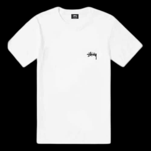 Stussy Fire On Babylon Tee Classic Photo Short Sleeve White