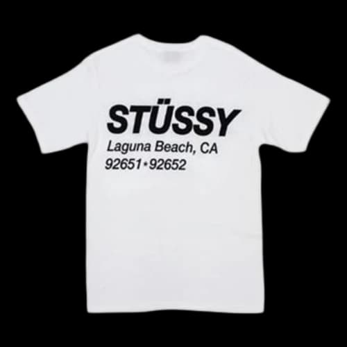 Stussy Surf Sport Tee Alphabet Printing Short Sleeve Unisex White