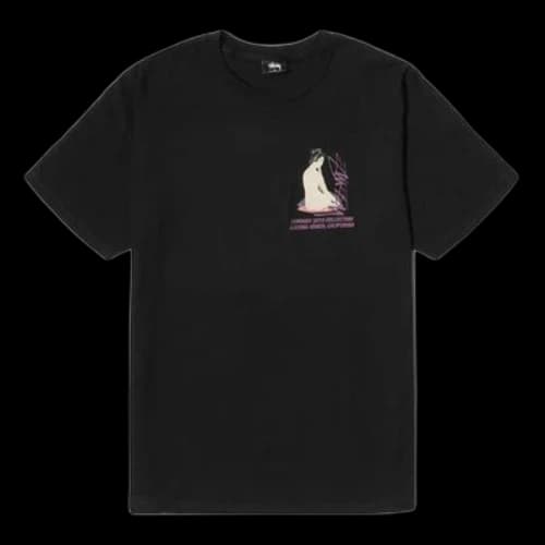 Stussy Geisha Tee Printing Short Sleeve Unisex Black