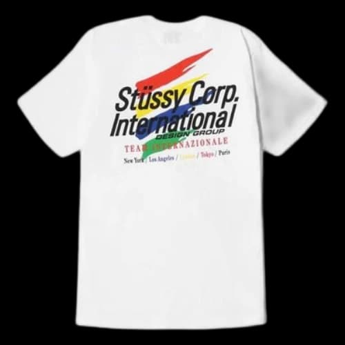 Stussy Unisex International Corp Printing White