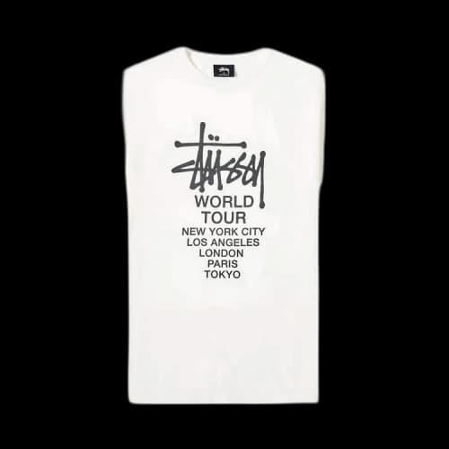 Stussy Tour Pigment Dyed Tee 'Natural'
