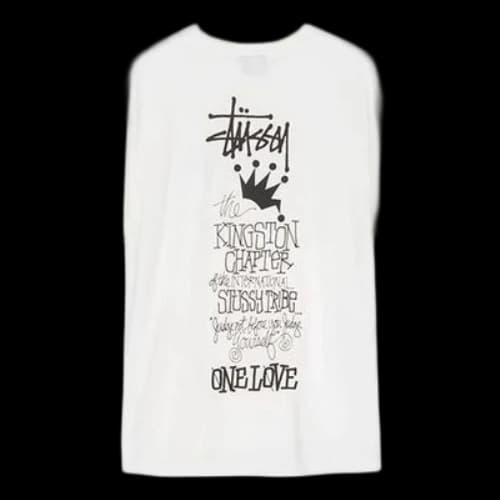 Stussy Kingston Tee Short Sleeve Unisex White
