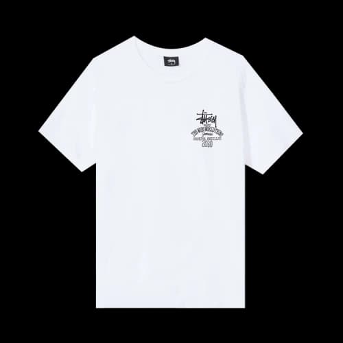 Stussy Jamaica World Tribe Tee 'White'