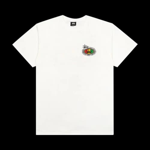 Stussy Rasta Oval Pigment Dyed Tee 'Natural'