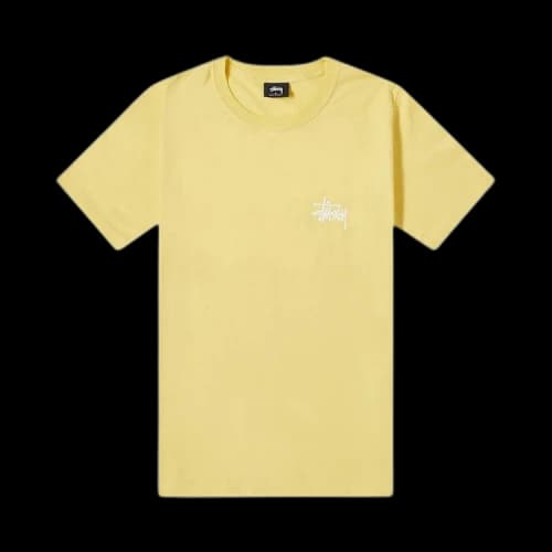 Stussy Basic Stussy Tee 'Yellow'