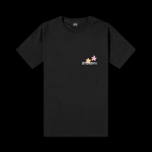 Stussy City Flowers Tee 'Black'