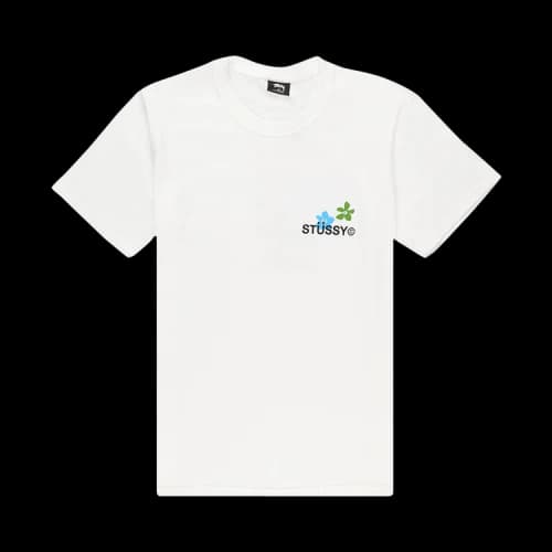 Stussy City Flowers Tee 'White'