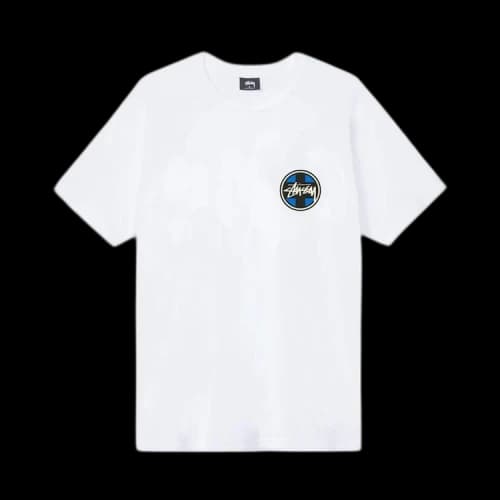 Stussy Cross Dot Tee 'White'