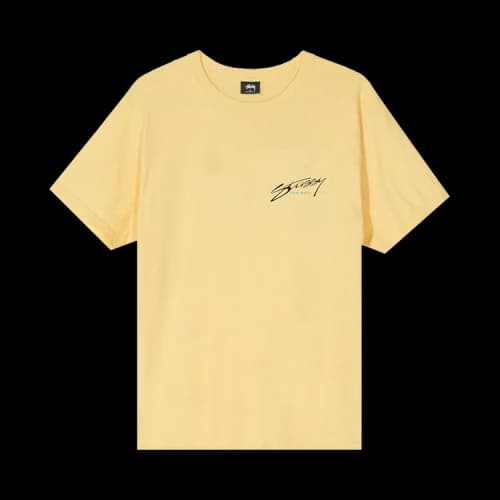 Stussy New Wave Designs Tee 'Yellow'
