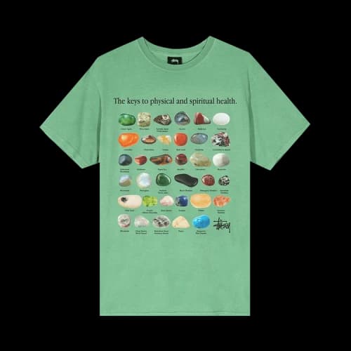 Stussy Stone Pigment Dyed Tee 'Moss'