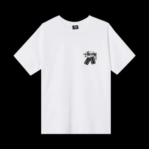 Stussy Dominoes Tee 'White'