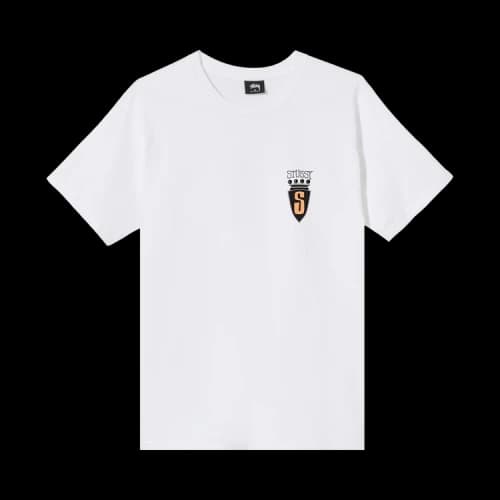 Stussy S Crest Tee 'White'