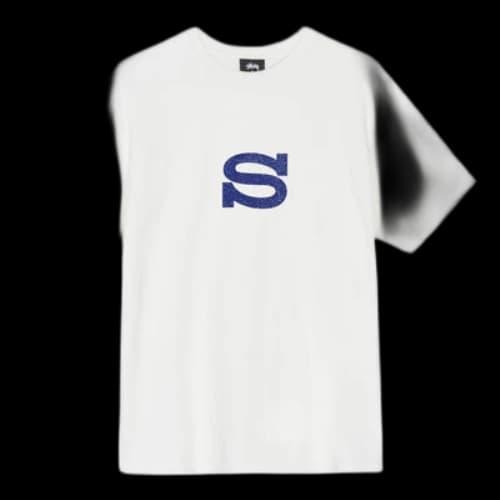 Stussy S Sport Tee S Alphabet Sports Short Sleeve White