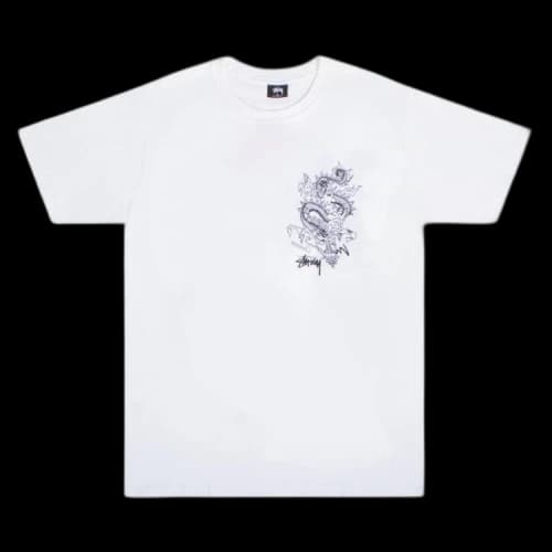 Stussy Funky Tribe Tee 'White'