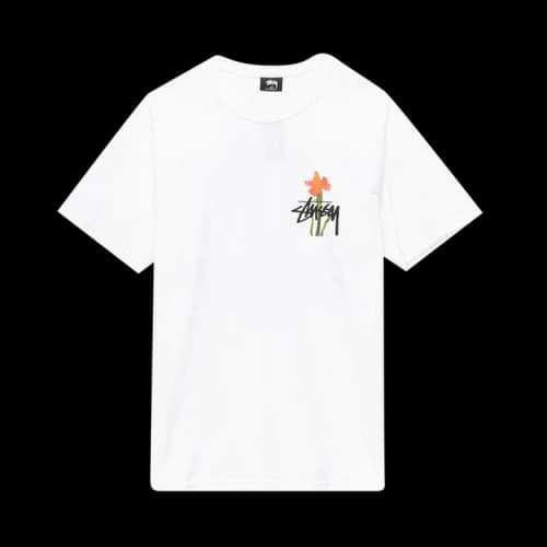 Stussy Water Flowers Tee 'White'