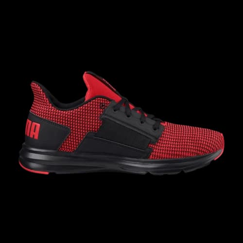 Puma Enzo Street Knit 'Flame Scarlet Black'