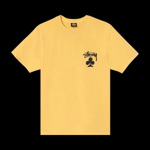 Stussy Club Pigment Dyed Tee 'Yellow'