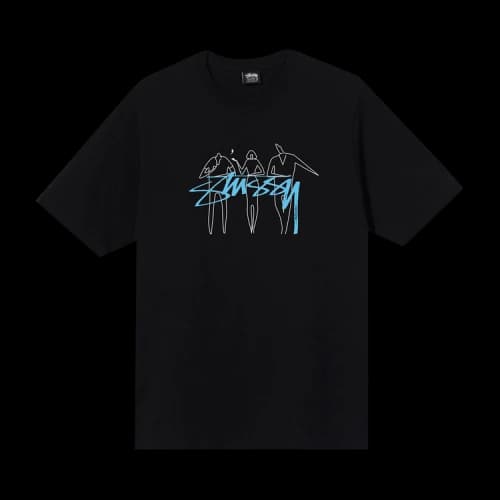 Stussy 3 People Tee 'Black'