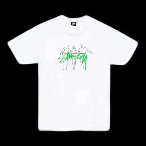 Stussy 3 People Tee 'White'