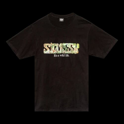 Stussy It's A Wild Life Tee 'Black'