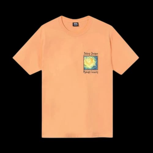 Stussy Midnight Insanity Tee 'Peach'