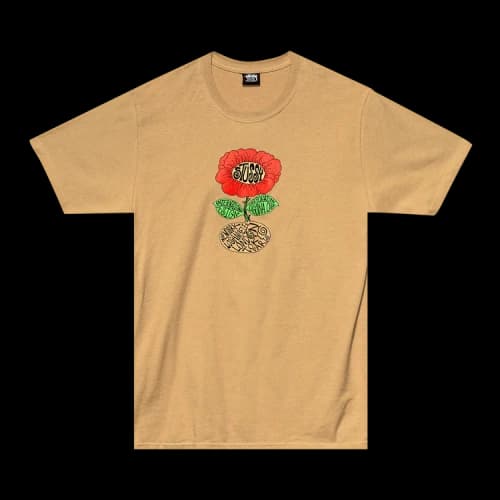 Stussy Sunflower Tee 'Khaki'