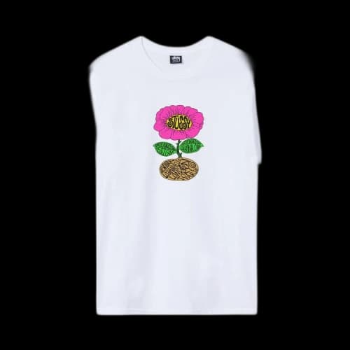 Stussy Sunflower Tee 'White'