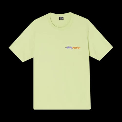 Stussy Positive Vibration Tee Shirt 'Yellow'