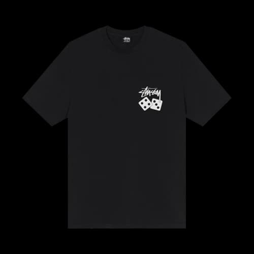 Stussy Dice Pigment Dyed Tee 'Black'