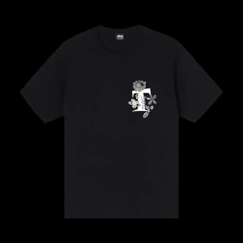 Stussy Acid Flowers Tee 'Black'