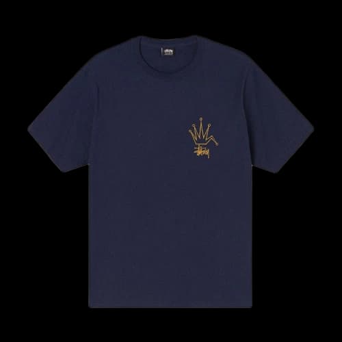 Stussy Broken Crown Tee 'Navy'