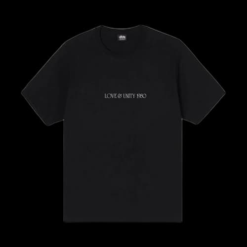 Stussy Love & Unity Tee 'Black'