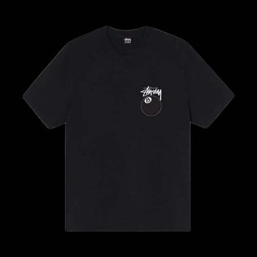 Stussy 8 Ball Pigment Dyed Tee 'Black'