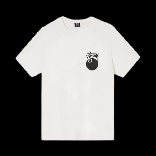 Stussy 8 Ball Pigment Dyed Tee 'Natural'