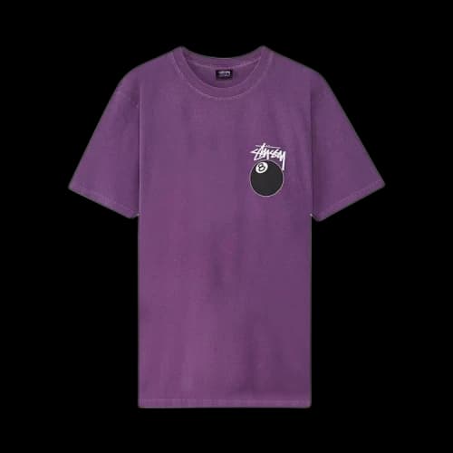 Stussy 8 Ball Pigment Dyed Tee 'Purple'