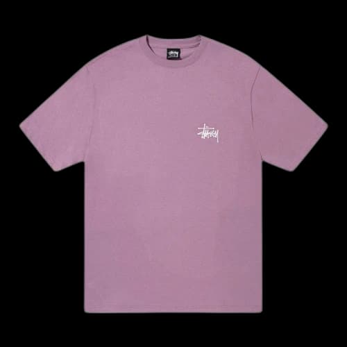 Stussy Basic T-Shirt 'Orchid'