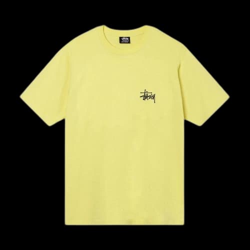 Stussy Basic Tee 'Yellow'