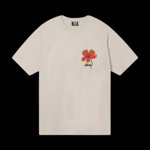 Stussy Flower Tee 'Smoke'