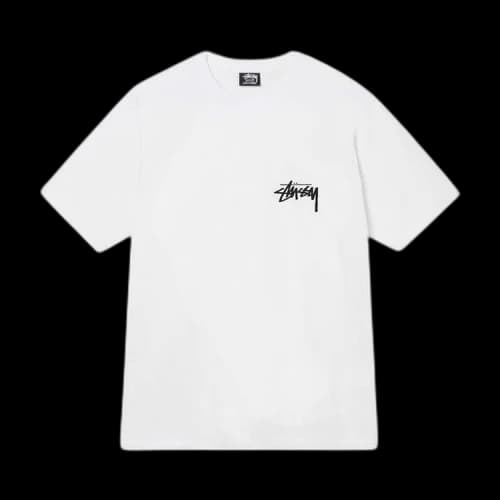 Stussy Fuzzy Dice Tee 'White'
