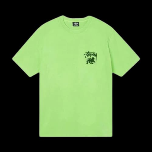Stussy Rasta Dot Pigment Dyed Tee 'Green'