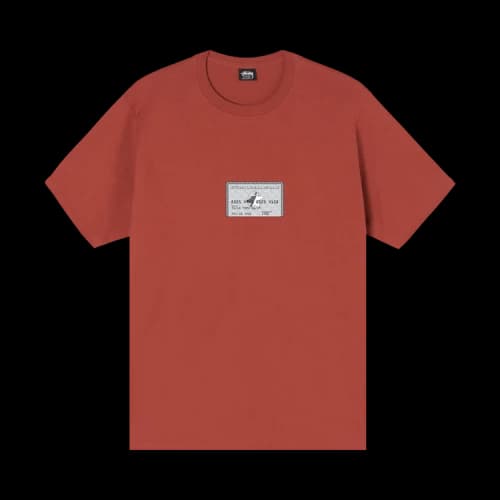 Stussy Debt Tee 'Brick'