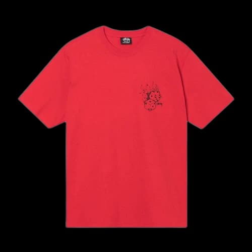 Stussy Fire Dice Tee Red