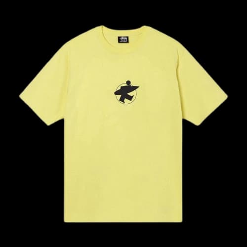 Stussy Surf Stock Tee 'Yellow'
