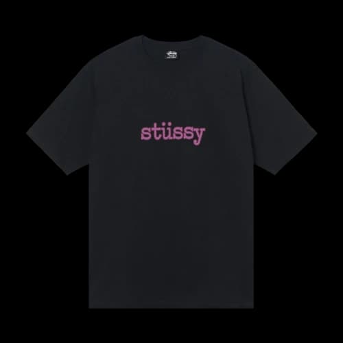 Stussy Typewriter Tee 'Black'