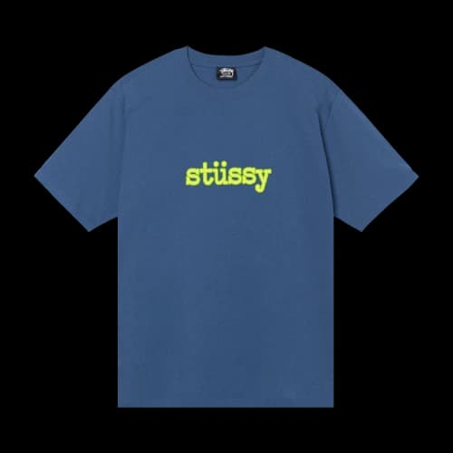 Stussy Typewriter Tee 'Midnight'