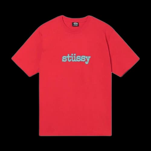 Stussy Typewriter Tee 'Red'