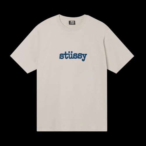 Stussy Typewriter Tee 'Smoke'