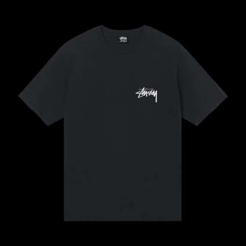 Stussy Big League Pigment Dyed Tee 'Black'